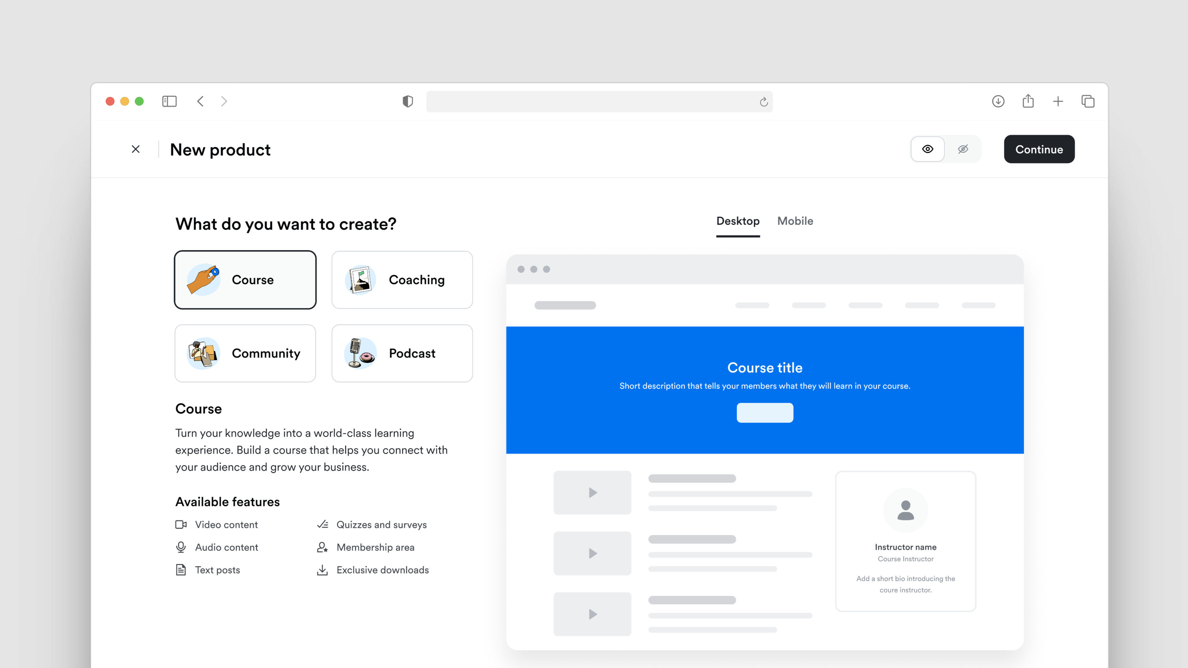 Kajabi Product Builder